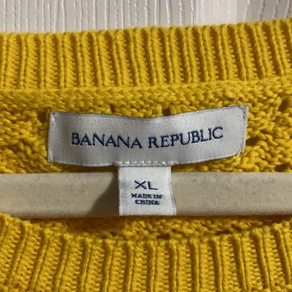 EUC Banana Republic Open Stitch Sweater SZ XL - Picture 2 of 5